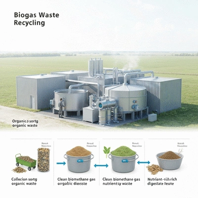 Biogas production process
