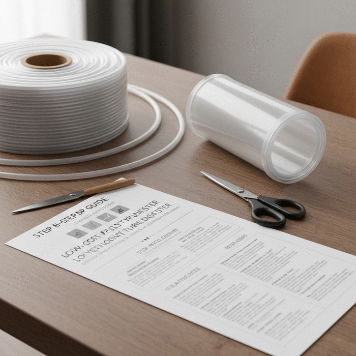 **Low-Cost Polyethylene Tube Digesters: Build Your Own Step-by-Step for Beginners**