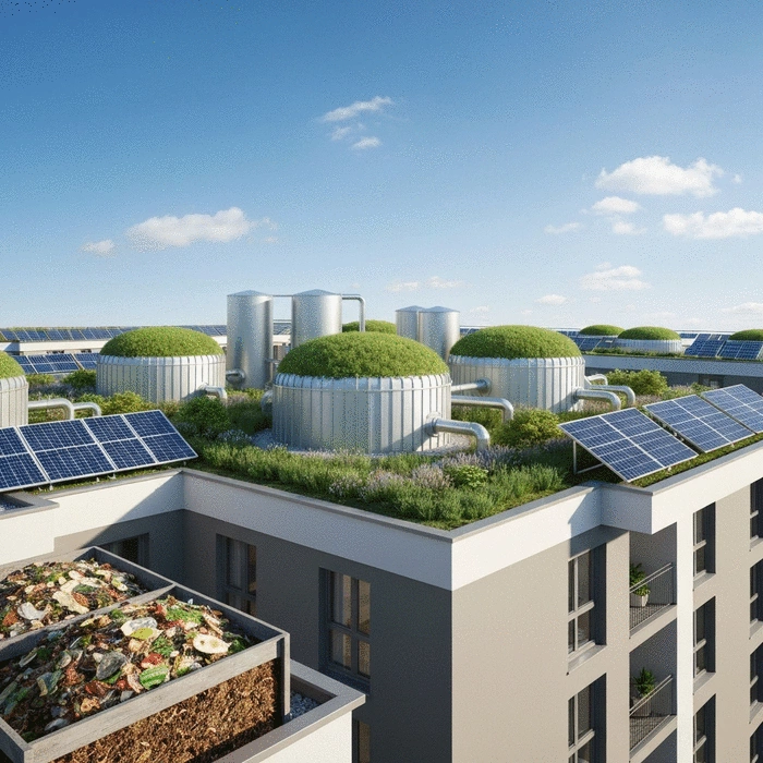 Rooftop Biogas: Power from Waste