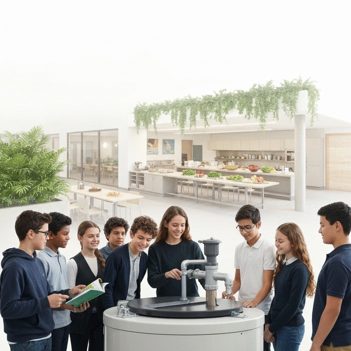 Biogas Education in School Cafeterias